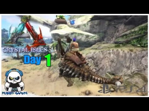 Ark crystal isles : Day 1