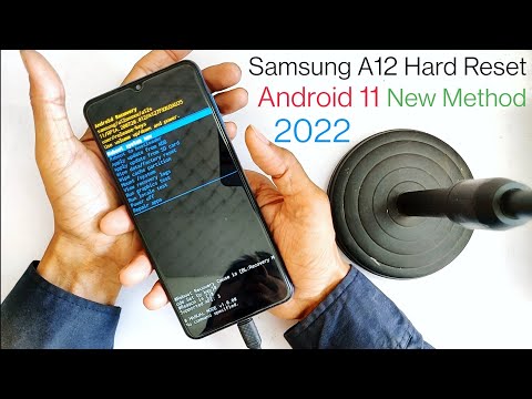 Samsung Galaxy A12 Hard Reset 11 || Samsung A127F Pattern Unlock New Method 2022