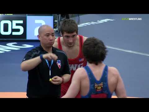 2018 Marine Corps US Open/UWW Junior Freestyle 86 Finals - Lou Deprez (BWC) Vs. Nino Bonaccorsi (P