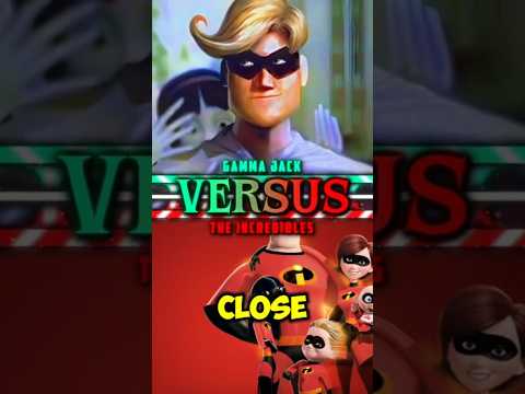 Gamma Jack vs The Incredibles #shorts