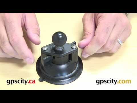 RAM Suction Mount Base with B-Ball Plate (RAM-B-224-1U) @ gpscity.com