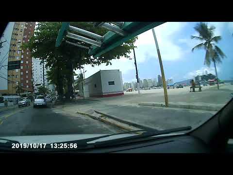 calçadão da praia da biquinha São Vicente - SP