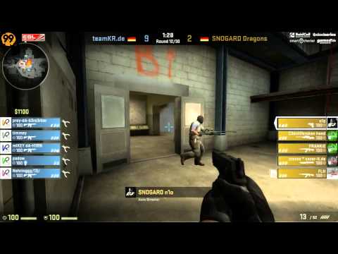 SNOGARD vs. teamKR | LB, EPS Spring Relegation 2013 | de_nuke Map 1
