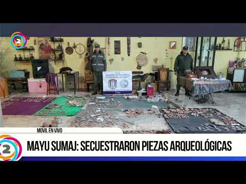 MAYU SUMAJ: SECUESTRAN PIEZAS ARQUEOLÓGICAS