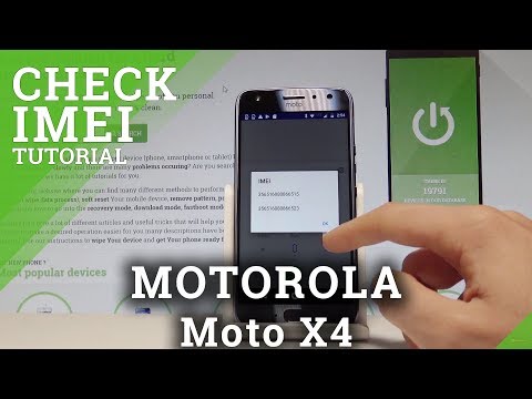 How to Check IMEI on MOTOROLA Moto X4 - Serial Number Access |HardReset.Info