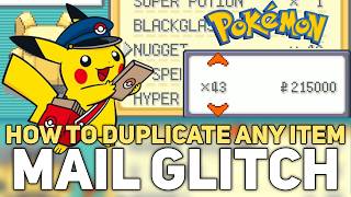 How To Duplicate Items (Mail Glitch Guide) Pokemon Fire Red & Leaf Green