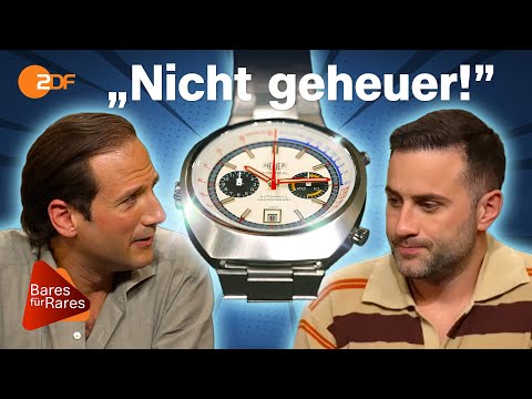 Seltenes Sammlerstück: Armbanduhr von Heuer soll für tausende Euro vertickt werden | Bares für Rares