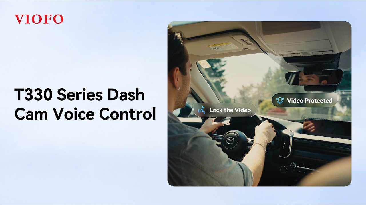 T330 Series Dash Cam Voice Control