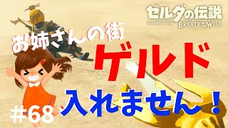 ゲルドの街に入れません！【ゼルダの伝説ブレスオブザワイルド女性実況】～今日もゼルダを救えない#68