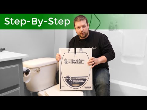 Kohler Cachet Nightlight Quiet-Close Toilet Seat - Installation and Review