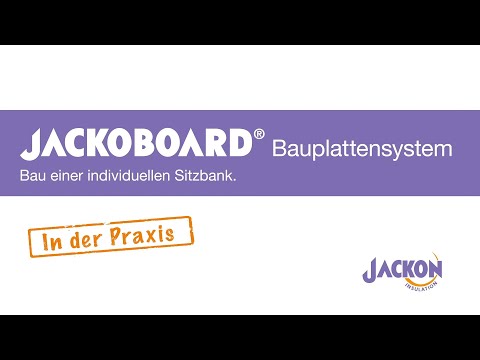 Bau einer individuellen Sitzbank mit JACKOBOARD®