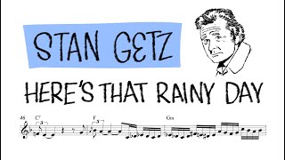 Stan Getz reharmonizes Here's That Rainy Day (Getz/Gilberto vol. 2, 1964)