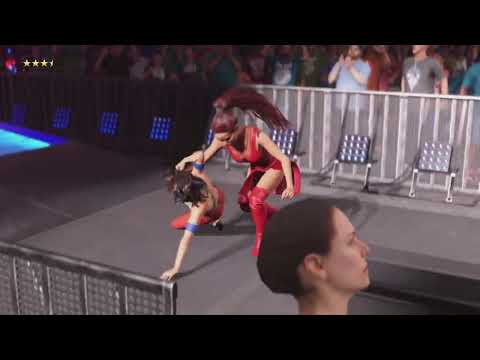 WWE 2K22 HD Mai Shiranui Vs Cana Alberona - Traditional Outfits Match