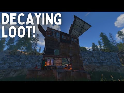 This decaying Raid base was absolutely loaded! Rust Console Solo.