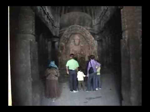 Chanting at Ellora Caves - Buddhist, Hindu and Jain Temples