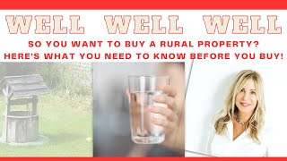 So you want to buy a rural property.  Here is what you need to know before you buy.