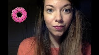 CÓMEME EL DONUT.  Versión ASMR. Donut DIY Homer Simpson. Español