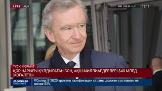 ҚОР НАРЫҒЫ ҚҰЛДЫРАҒАН СОҢ, АҚШ МИЛЛИАРДЕРЛЕРІ $40 МЛРД ЖОҒАЛТТЫ