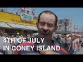 4th Of July In Coney Island Sidetalk
