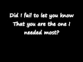 Rev Theory - Hollow Man (Lyrics)