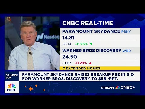 Paramount Skydance raises breakup fee in bid for Warner Bros. Discovery to $5B: Report