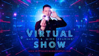 Now offering Virtual Magic and Mind-reading shows!