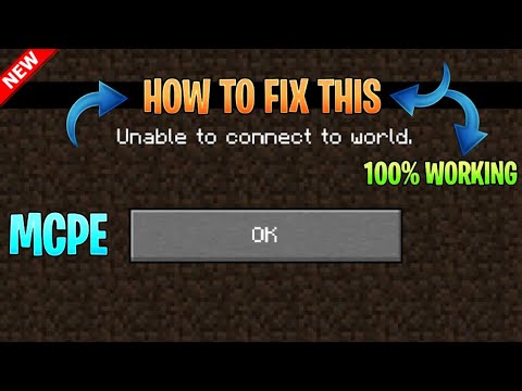 96k Gamer - how to fix unable to connect to world minecraft pe | fix unable to connect to world minecraftpe 2023