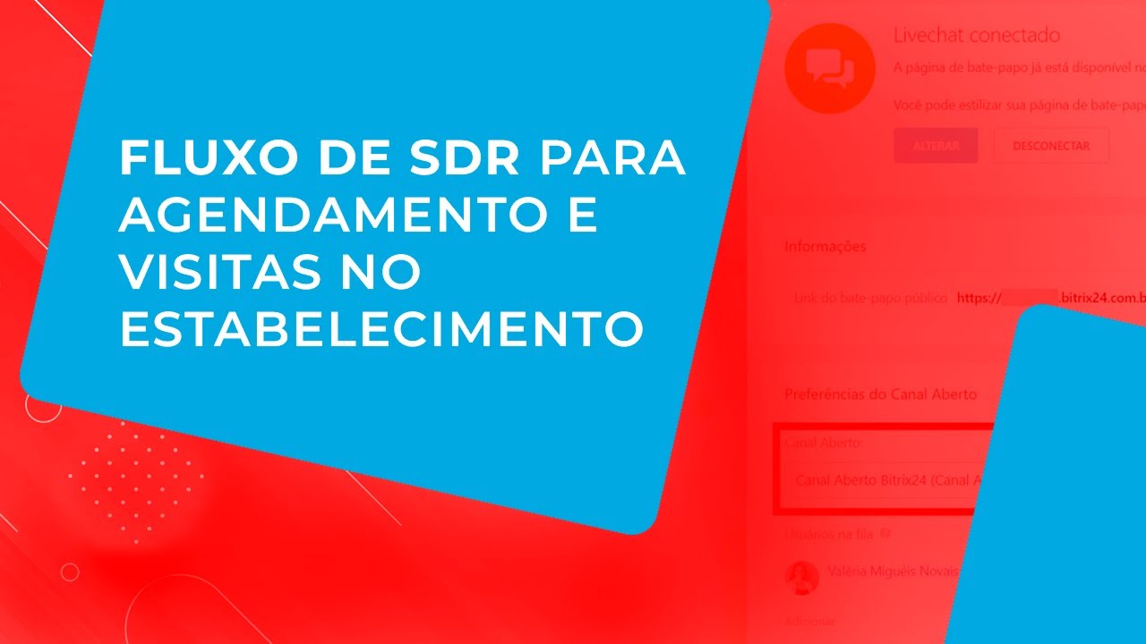 Fluxo de SDR para agendamento e visitas no estabelecimento