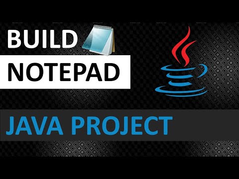 Notepad Clone Using Java Swing