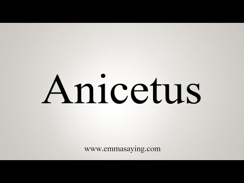 How To Say Anicetus