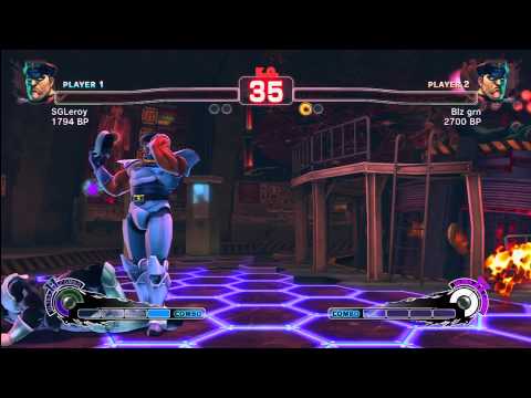 SGleroy [ M.Bison ] vs Blz grn [ M.Bison ] SSF4 Online Ranked Match True HD - S Series