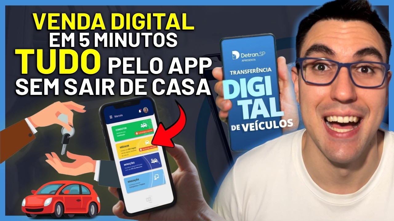COMO FAZER TRANSFERÊNCIA DE VEÍCULO PELO APP CNH DIGITAL? PASSO A PASSO | VENDA DIGITAL 2024