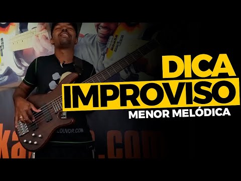DICA DE IMPROVISO USANDO MENOR MELÓDICA VIDEO AULA