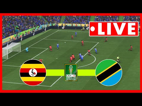 🔴 LIVE: Uganda vs Tanzania | AFCON 2025 | East African Derby! ⚽