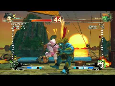 SSF4 AE: Chiba (Makoto) vs utmsk (Blanka) - Ranked Match (720p HD)