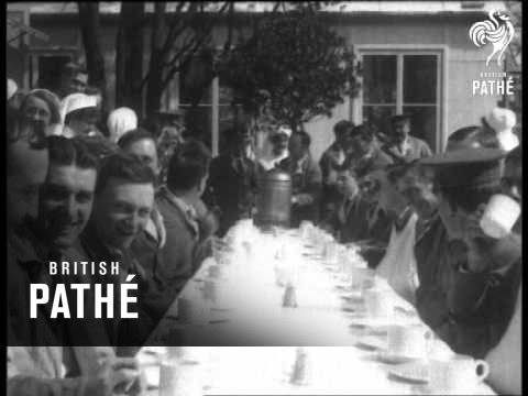 Mayor Of Southport Opens Vad Hospital Aka Wounded Soldiers At Veterans' Hospital (1914-1918)