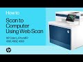 Scan To A Computer Using The Web Scan Feature On HP Color LJ Pro MFP 4301 4302 4303 HP Support
