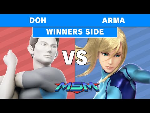 MSM 203 - Doh (Wii fit Trainer) Vs KH | Arma (Zero Suit Samus) Winners Pools - Smash Ultimate