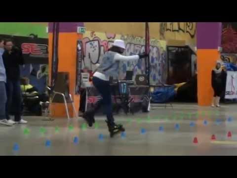 freestyle slalom skating, Jiri,  Hana, Preymsl and Sinead