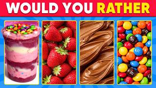 Would You Rather...? Sweets Special 🌈 Candy & Desserts Edition 🍬🍩 Daily Quiz
