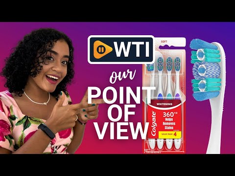 Colgate 360 Optic White Whitening Toothbrush - WTI product video review