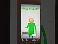 I Broke Baldi S New Vase Baldi Vase Broken Shorts