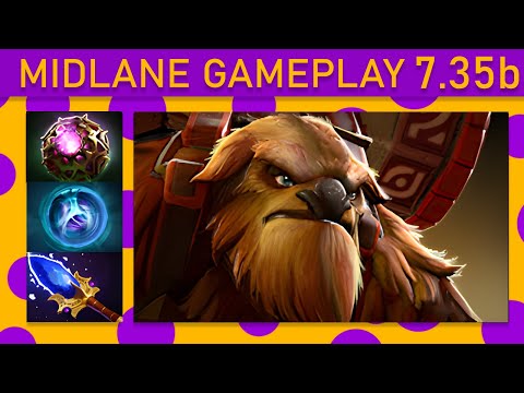 ⭐Earthshaker 20+ Kills! Mid Gameplay 7.35b - Dota 2 Top MMR