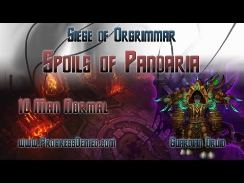 Progress Denied vs Spoils of Pandaria Normal - Guardian Tank PoV