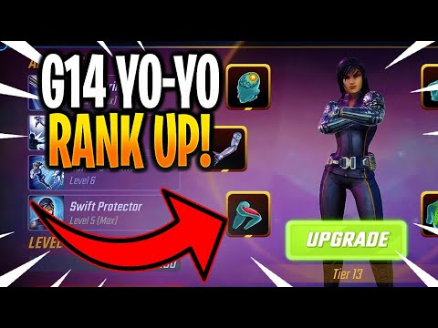 *NEW* G14 YO-YO RANK UP & GAMEPLAY! - MARVEL Strike Force - MSF