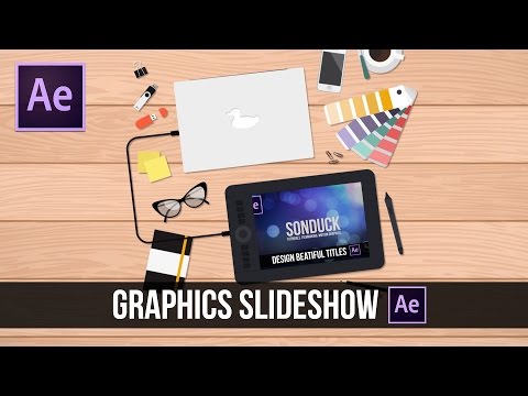 After Effects Tutorial: 2D Motion Graphics Slideshow Video