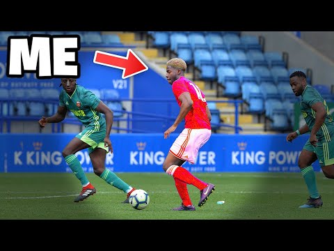 I Played In A PRO Football Match & Scored!