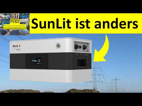 SunLit does a lot of things differently: Is it therefore THE storage system for your balcony powe...