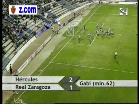 2008-09 Resumen Hercules -  Real Zaragoza (2-1)
