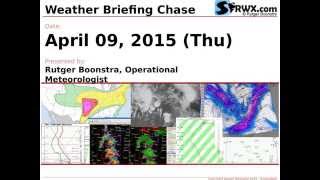 preview picture of video 'Severe Weather Maps for April 09, 2015 (Thu) - SPC Risk: ENH'
